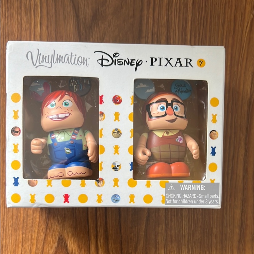 Disney Pixar Series 1 Young Carl and Ellie vinylmation from Up!